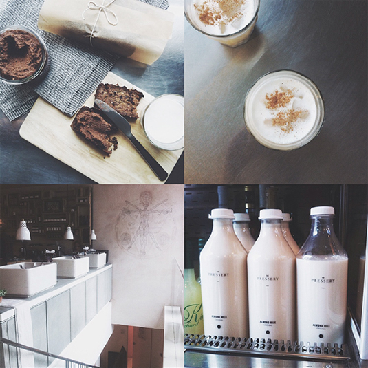 almond milk branding