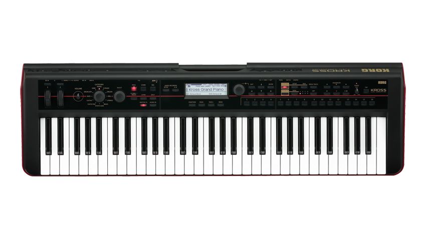 Korg Kross 61: the most portable of Korg's new workstations.
