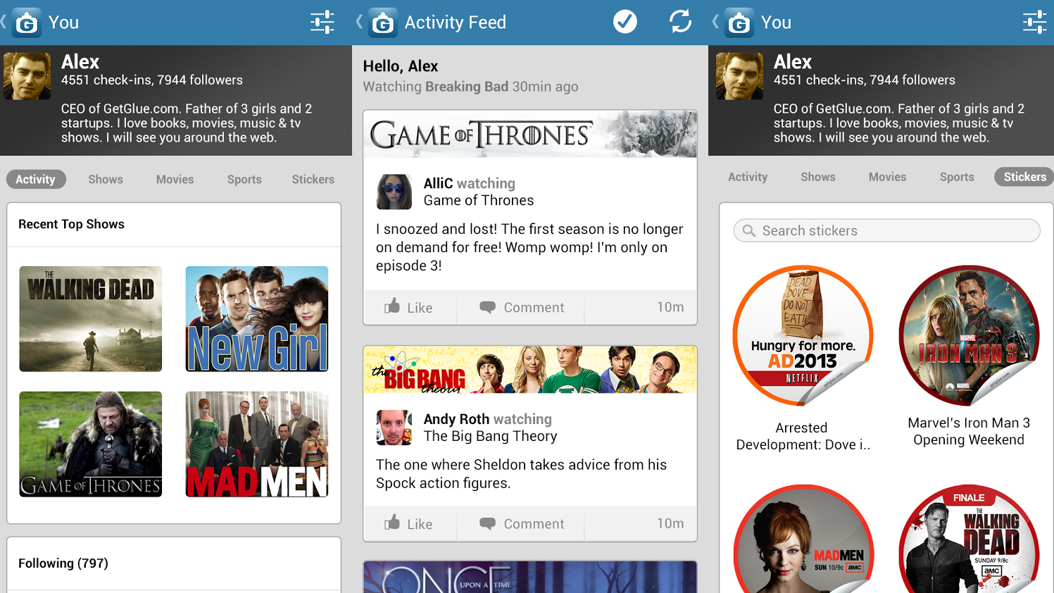 Second screen app GetGlue becoming TVTag, big update on the way