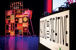 Dutch studio From Form designed the stage furniture and opening titles for 2014's Reasons to be Creative conference. Photo: Marc Thiele