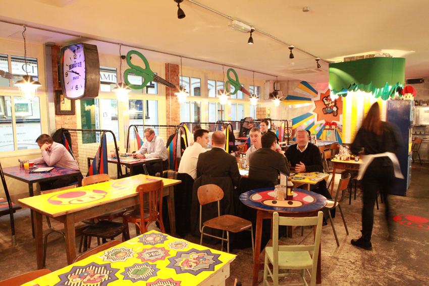 The Paper Mario pop-up diner
