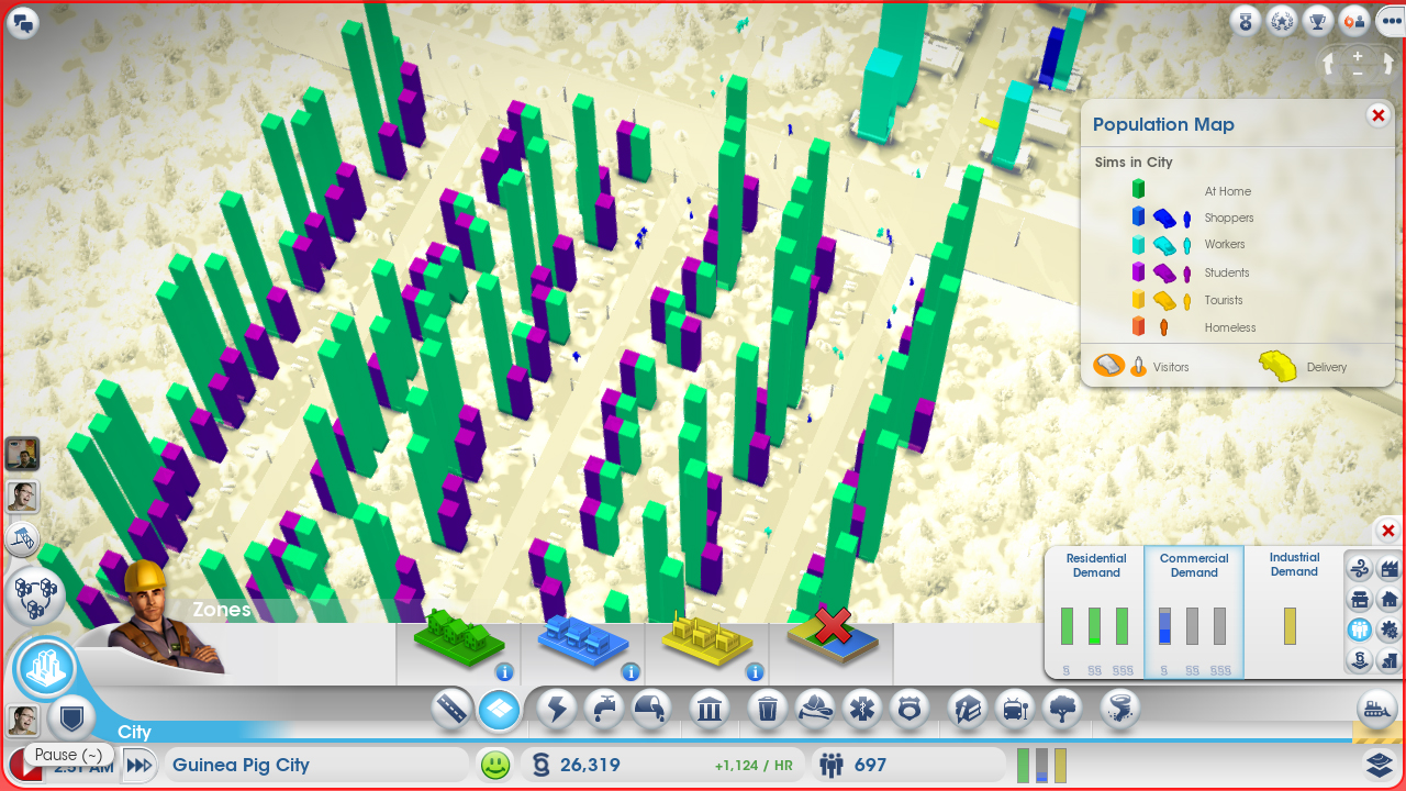 SimCity phantom Sims