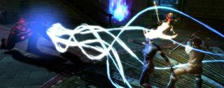 Dungeon Siege 3 - blue streamers of death