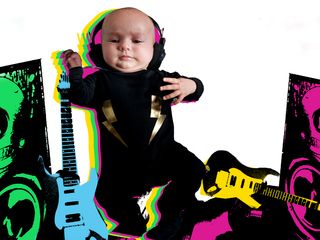 Rock 'n' roll baby clothes