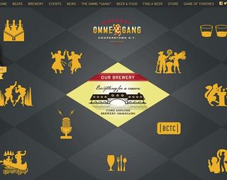 The Ommegang brewery website has more icons than it really needs