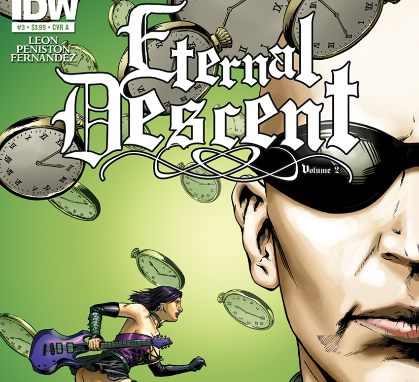A close-up of the Time Machine Eternal Descent cover