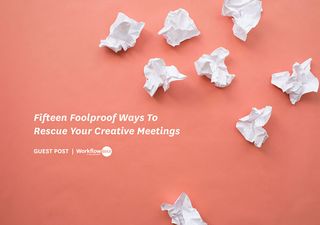 Workflow Max offer expert tips to rescue your creative meetings