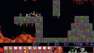The original Lemmings game, born out of the original isometric image