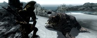 The Elder Scrolls V Skyrim - don't mess with the war walrus