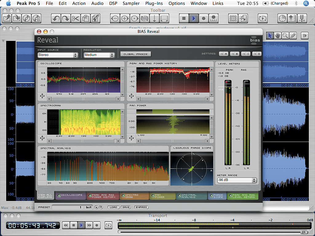The Reveal plug-in comes as part of the Peak Pro XT 5 bundle.