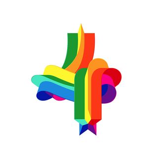 Rainbow typography