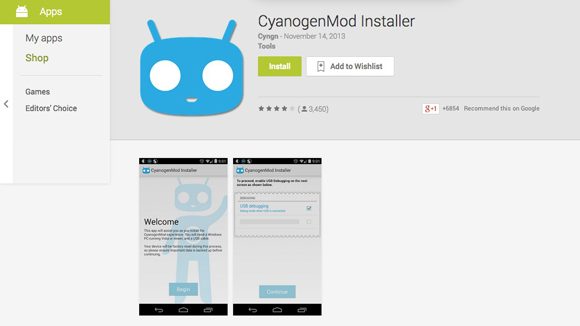 CyanogenMod Google Play