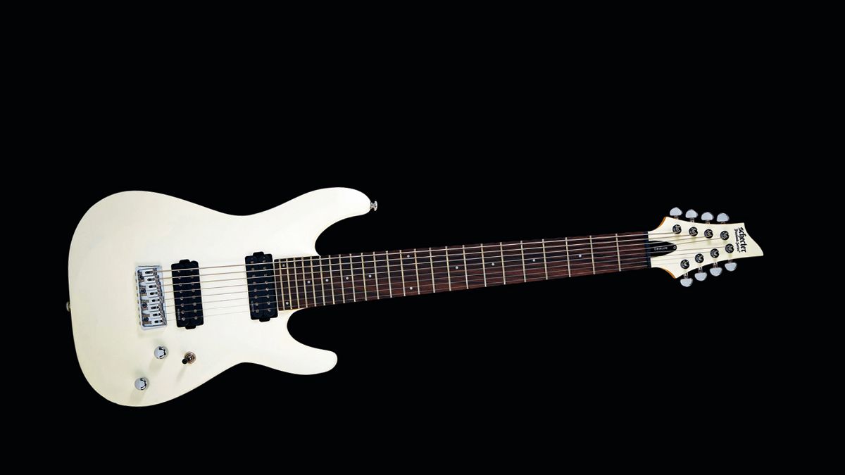 摂取カロリー 美品 8弦ギター DELUXE C-8 ダイヤモンドシリーズ SCHECTER エレキギター