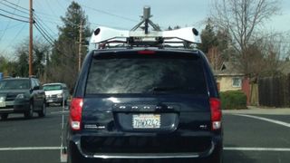 Apple mapping car