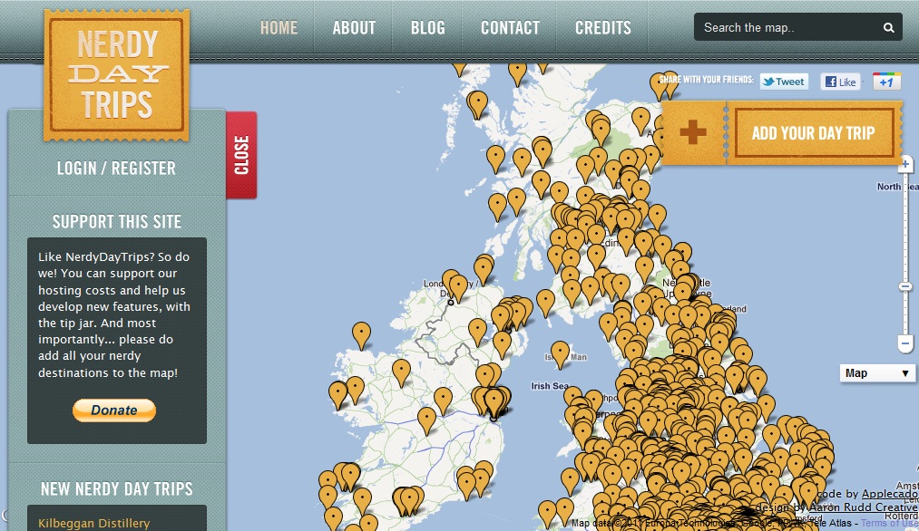 Anyone can add a point of interest to the map