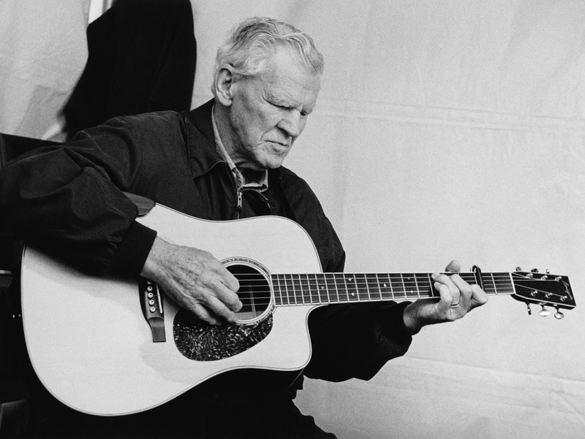 Doc Watson, pictured in 2007