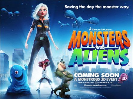 3-D 'Monsters vs. Aliens' Movie Made in New Ways