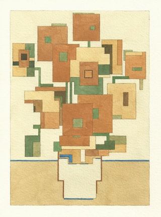 8-bit watercolours