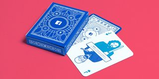 Facebook playing cards