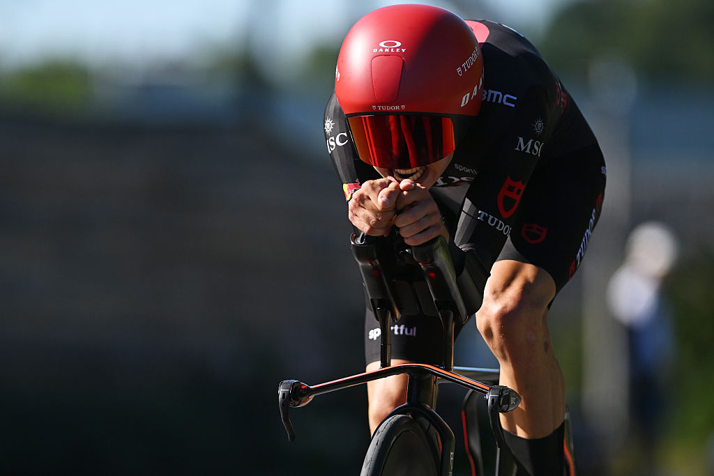 Marco Brenner (Tudor Pro Cycling) during stage 7 of the 2026 Tour de Pologne in Wieliczka, Poland. (Photo by Luc Claessen/Getty Images)