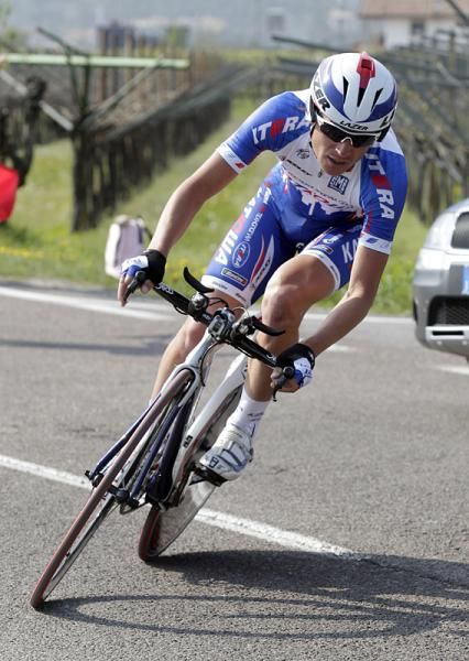 Evgeny Petrov (Team Katusha) on his way to 7th.