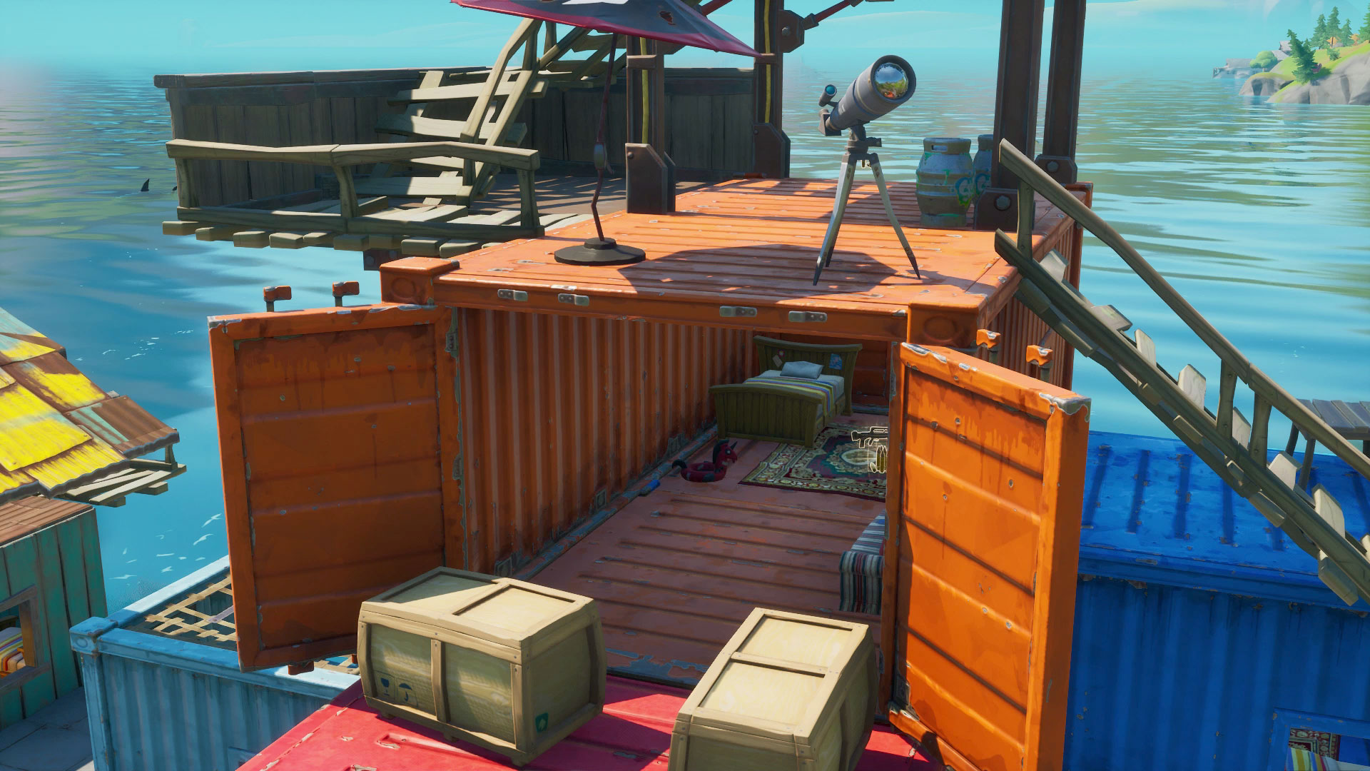 Fortnite Deadpool floaties at The Yacht locations: Where to find all ...