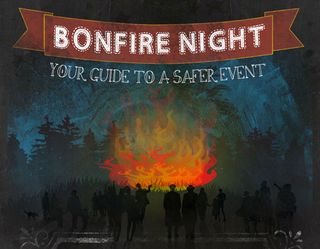 The web infographic is aimed at kids in the UK attending Bonfire Night on Nov 5th