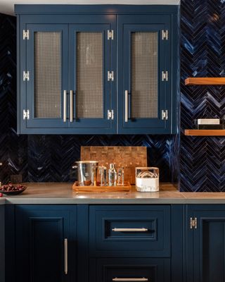 Blue kitchen by Studio Munroe