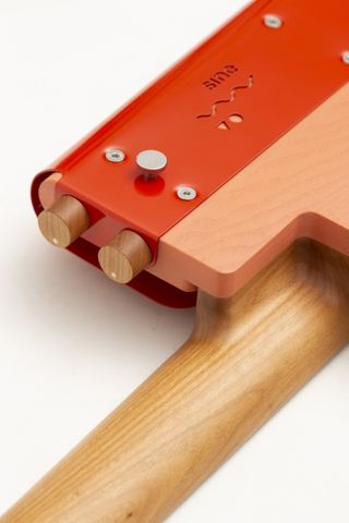 Detail design of the hand-crafted Sine Guitar