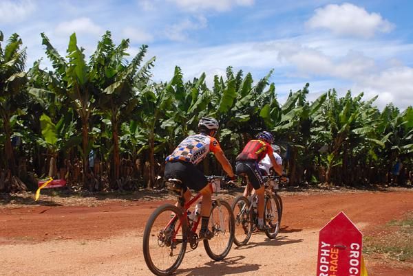 The first three riders