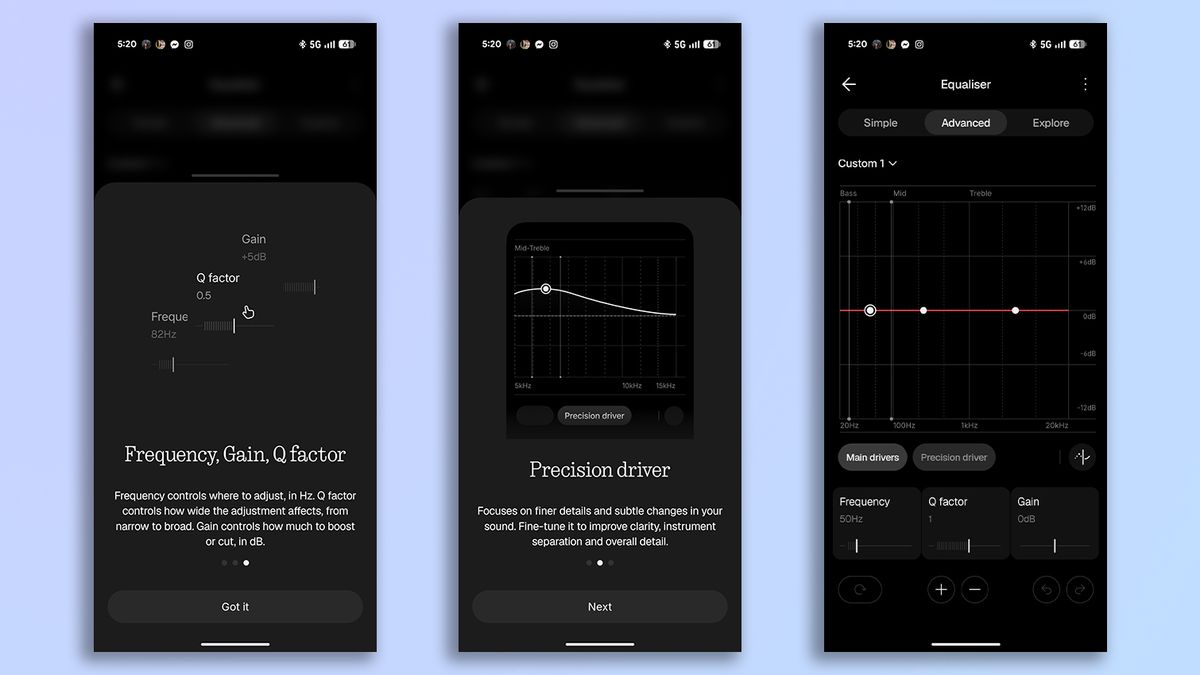 Nothing X app screenshots
