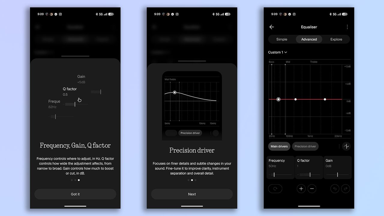 Nothing X app screenshots