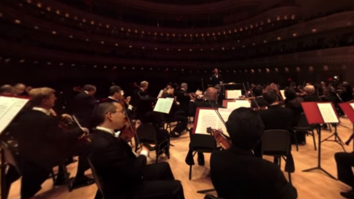This video puts you onstage with the orchestra at Carnegie Hall TechRadar