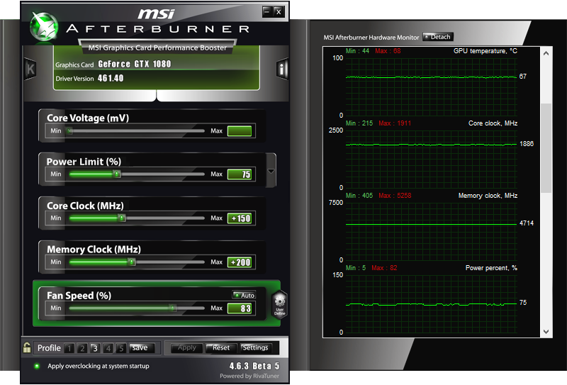 Mining Settings used for AMD and Nvidia legacy GPUs