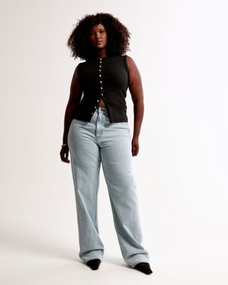 Abercrombie & Fitch, Curve Love High Rise 90s Relaxed Jean