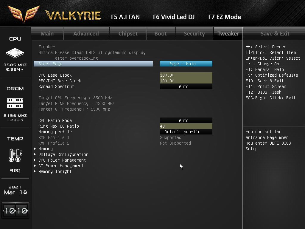 Biostar Z590 Valkyrie BIOS