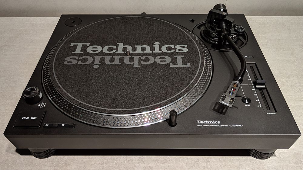 2台セット新品Technics SL-1200MK7-Kブラックターンテーブル+