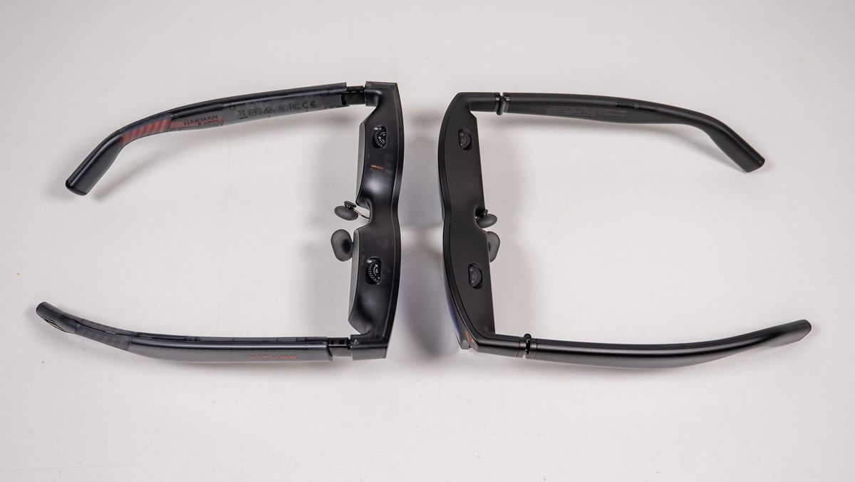 Comparing Viture Luma Pro (left) with Viture Pro (right)