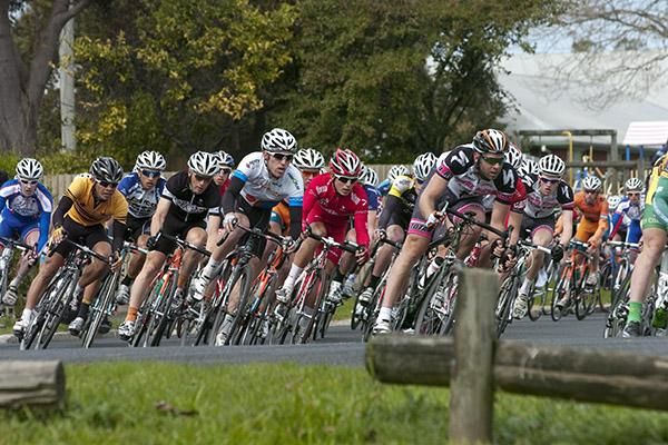 The peloton had to cover thirty laps of a 1.2km circuit during the 36km criterium in Ulverstone.