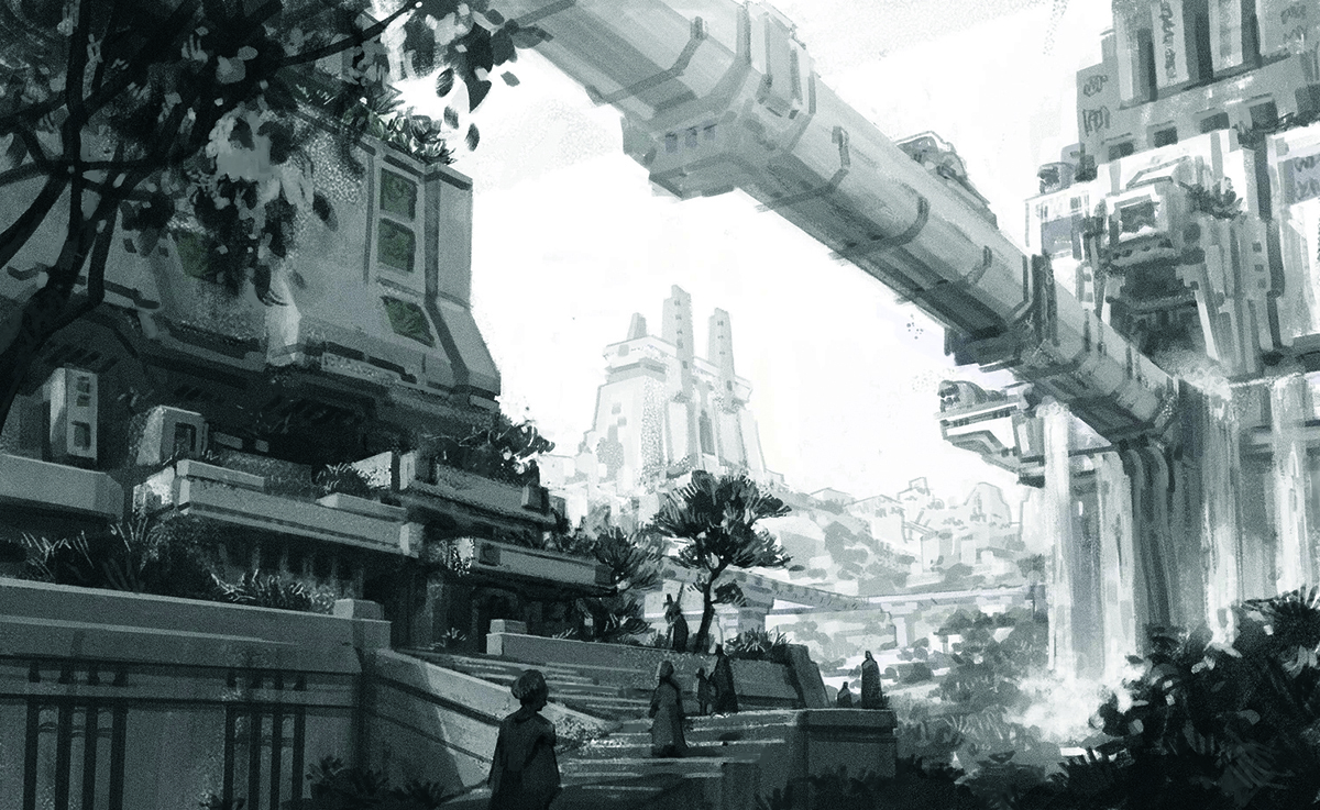 How background artists define the tone of movies and games before the action even starts