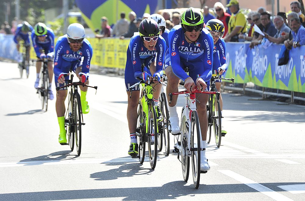 The Italian National Team finishes
