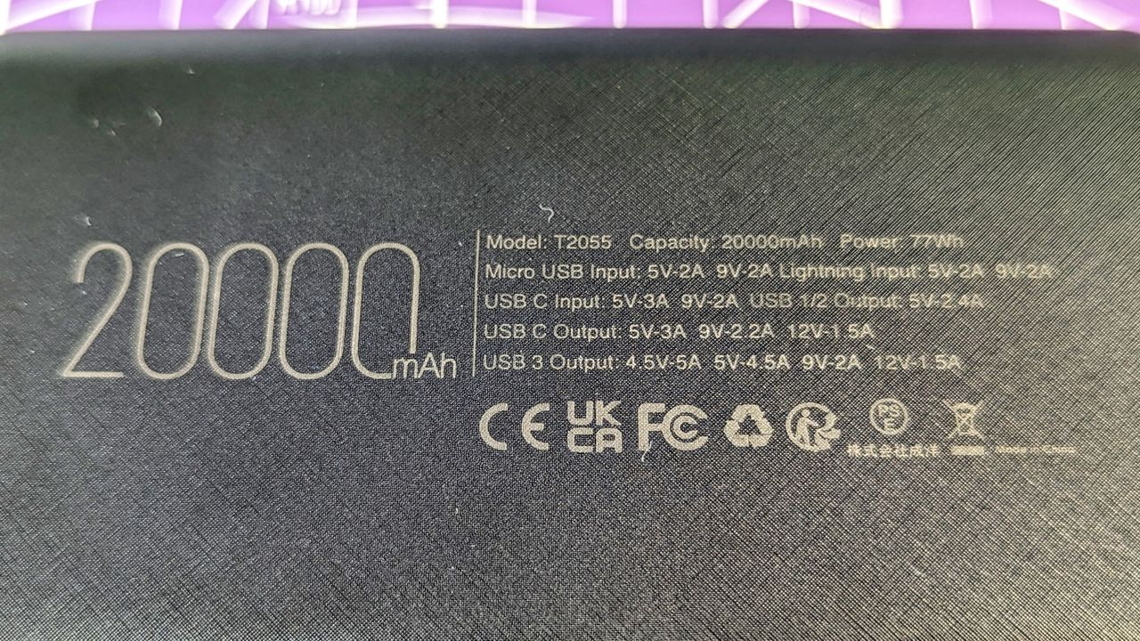 VRURC T2055 20K power bank
