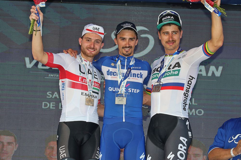 Julian Alaphilippe (Deceuninck-QuickStep) won stage 2 of the Vuelta a San