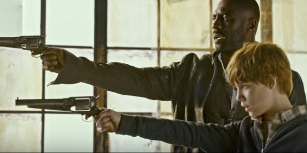 Idris Elba and Tom Taylor in The Dark Tower