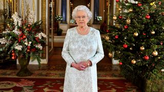 Queen Elizabeth II records her Christmas message to the Commonwealth