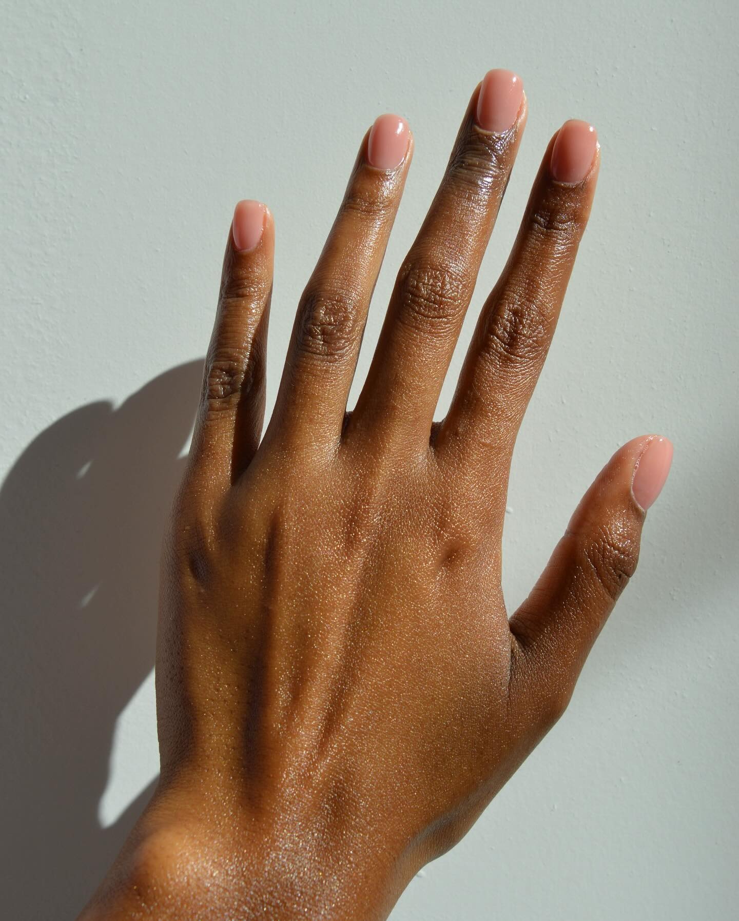 Sheer jelly nails