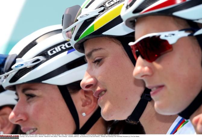 Marianne Vos at the startline