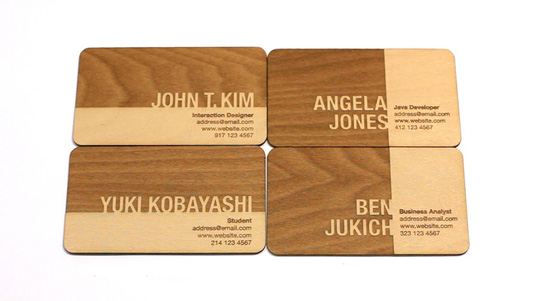 Business cards: John T. Kim