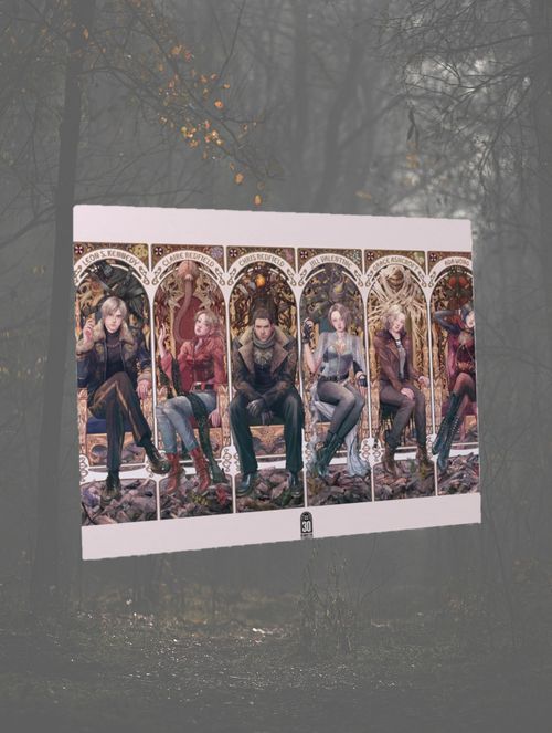 Displate Resident Evil Anniversary wall art