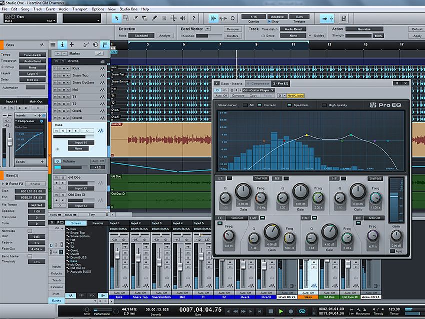 Studio One 2's Song Page - click the image for a gallery of screenshots.